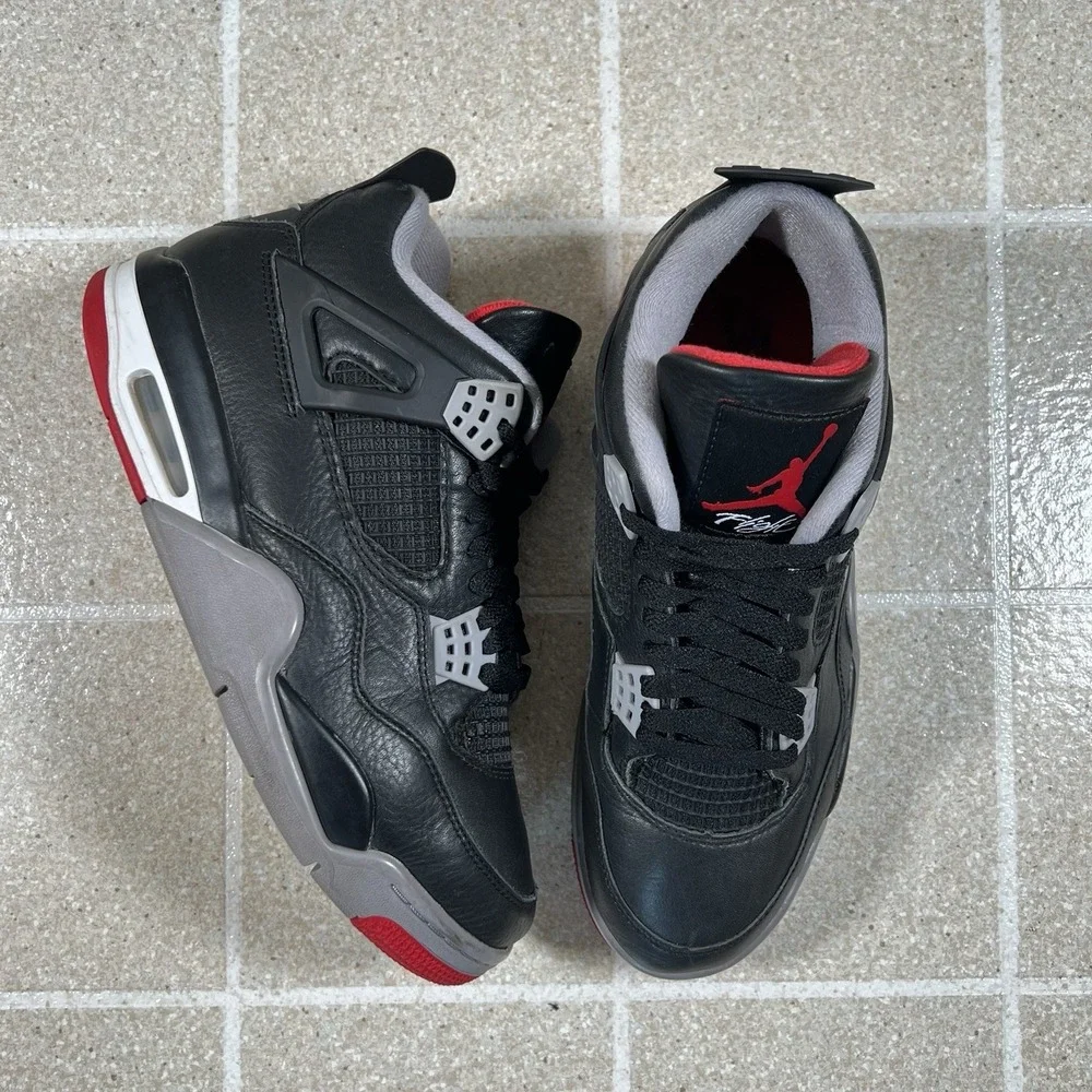 Air Jordan 4 Retro Bred Reimagined Men Size 8.5 FV5029 006
